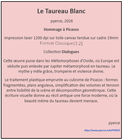 Cartel de Le Taureau Blanc